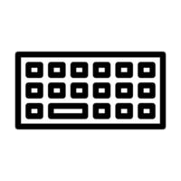 diseño de icono de teclado vector