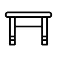 Table Icon Design vector