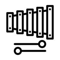 Xylophone Icon Design vector