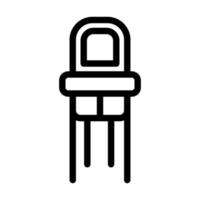 Baby Chair Icon Design vector