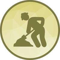 Under Construction Sign Low Poly Background Icon vector