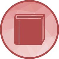 Book Low Poly Background Icon vector