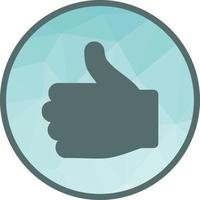 Like Low Poly Background Icon vector