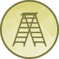 Ladder Low Poly Background Icon vector