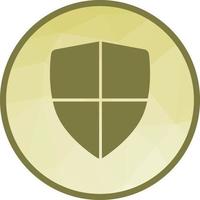 Shield II Low Poly Background Icon vector