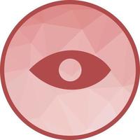 Eye Low Poly Background Icon vector