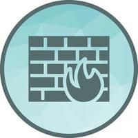 Firewall Low Poly Background Icon vector