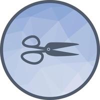 Scissors Low Poly Background Icon vector