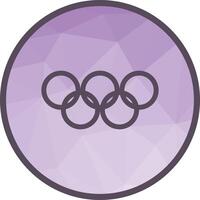 Olympics Low Poly Background Icon vector