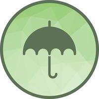 Umbrella Low Poly Background Icon vector
