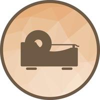 Tape Low Poly Background Icon vector