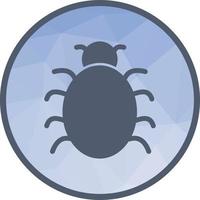 Bug Fixing Low Poly Background Icon vector