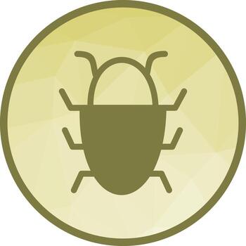 Bug Report Low Poly Background Icon vector