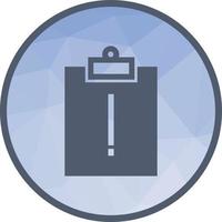 Assignment Late Low Poly Background Icon vector