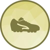 Football Shoes Low Poly Background Icon vector