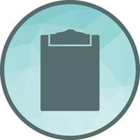 Clipboard Low Poly Background Icon vector