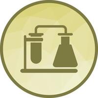 Chemistry Set Low Poly Background Icon vector