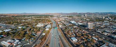 vista aérea de la autopista 183 y el intercambio de la autopista interestatal de la autopista mopac foto