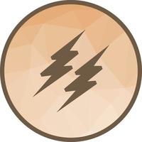 Lightening II Low Poly Background Icon vector