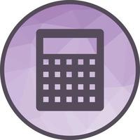 Calculator Low Poly Background Icon vector