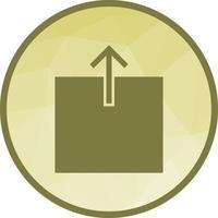 Launch Low Poly Background Icon vector