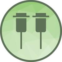Settings Input Component Low Poly Background Icon vector