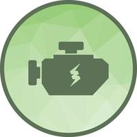 Engine Low Poly Background Icon vector