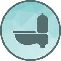 Toilet Seat Low Poly Background Icon vector