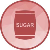 Sugar bag Low Poly Background Icon vector