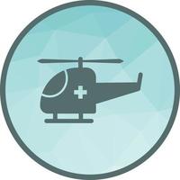 Helicopter Low Poly Background Icon vector