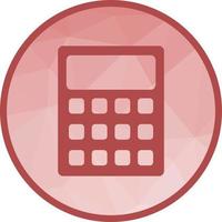 Calculator Low Poly Background Icon vector