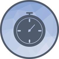 StopWatch Low Poly Background Icon vector