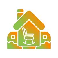 Retirement Home Vector Icon