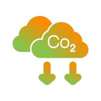 icono de vector de co2