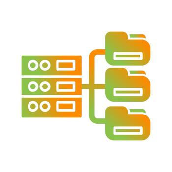 icono de vector de base de datos