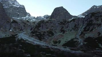 montanhas no lago verde, altas tatras, eslováquia video
