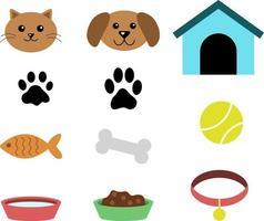 Pets, vector set.