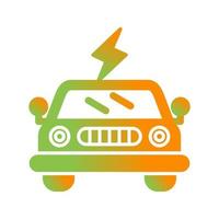 Electric Car Vector Icon