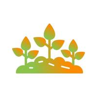 icono de vector de plantación