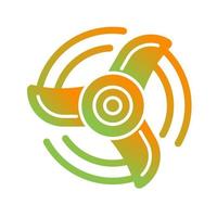 Propeller Glyph Gradient vector