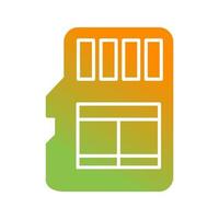 Memory Card Vector Icon