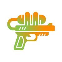 icono de vector de pistola de agua