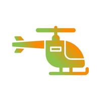 icono de vector de helicóptero