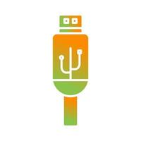 Usb Cable Vector Icon