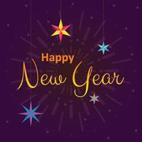 Happy New Year premium vector illustration