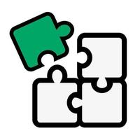 vector doodle icon puzzles, puzzle details, website icon, hand drawing