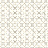 Geometric linear pattern, golden lines on a white background, interesting rounded lines and patterns vector