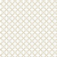 Geometric linear pattern, golden lines on a white background, interesting rounded lines and patterns vector