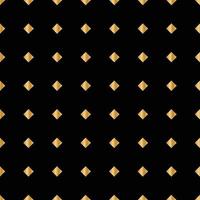 Luxury Gold diamonds on a black background seamless pattern. Geometric minimal trendy pattern for premium design.Vector illustration vector