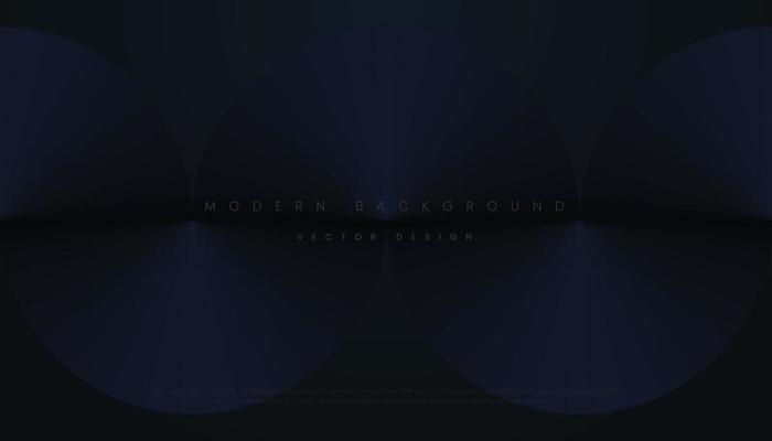 Dark Premium Background with Abstract Modern Geometric Shapes. Vector Illustration